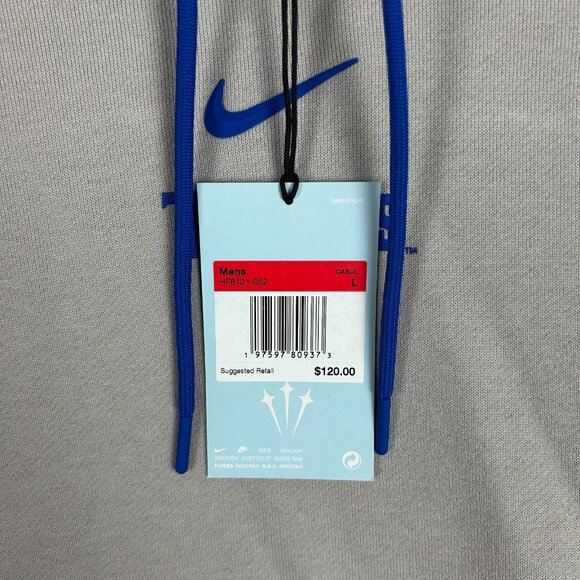 Nike x Nocta Memphis Tigers Hoodie Large NWT Basketball Drake Collab PE Gray - Picture 9 of 10